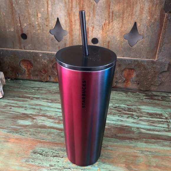 Starbucks Fall 2021 Scalloped Metallic Tumbler New - Picture 1 of 8